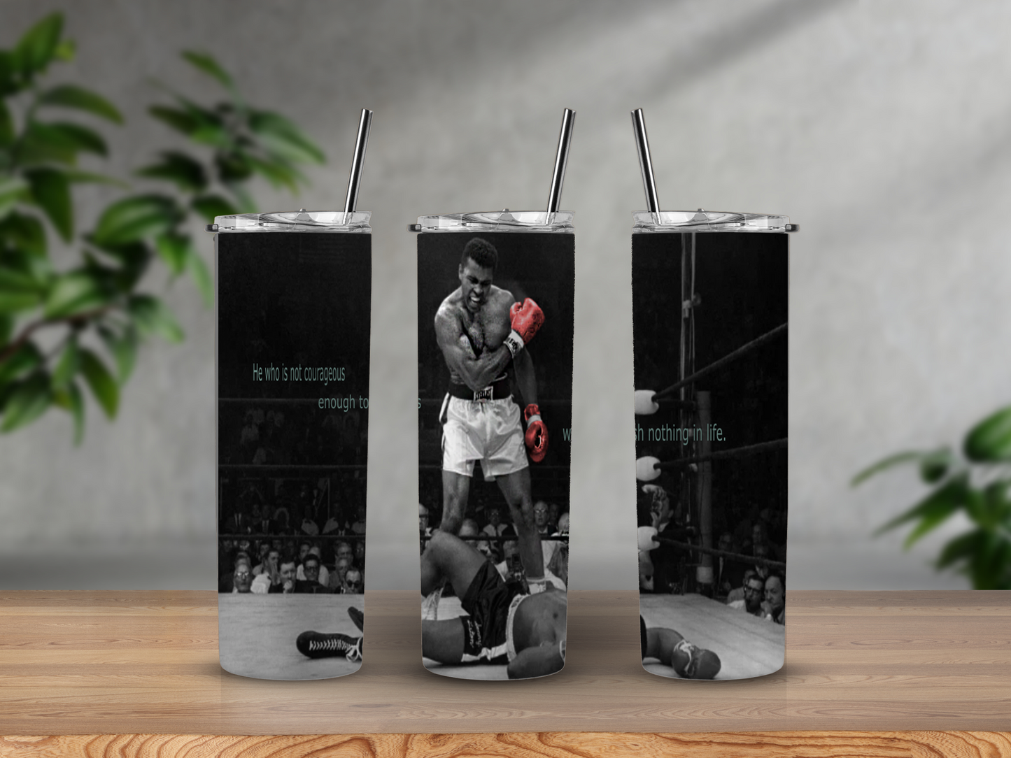 20 OZ Muhammad Ali Stainless Steel Tumbler