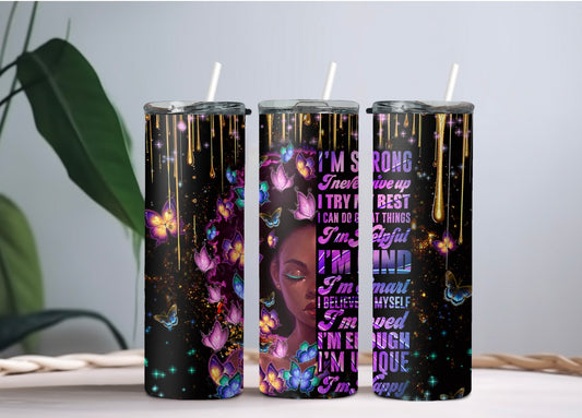 Inspirational 20 OZ Stainless Steel Tumbler