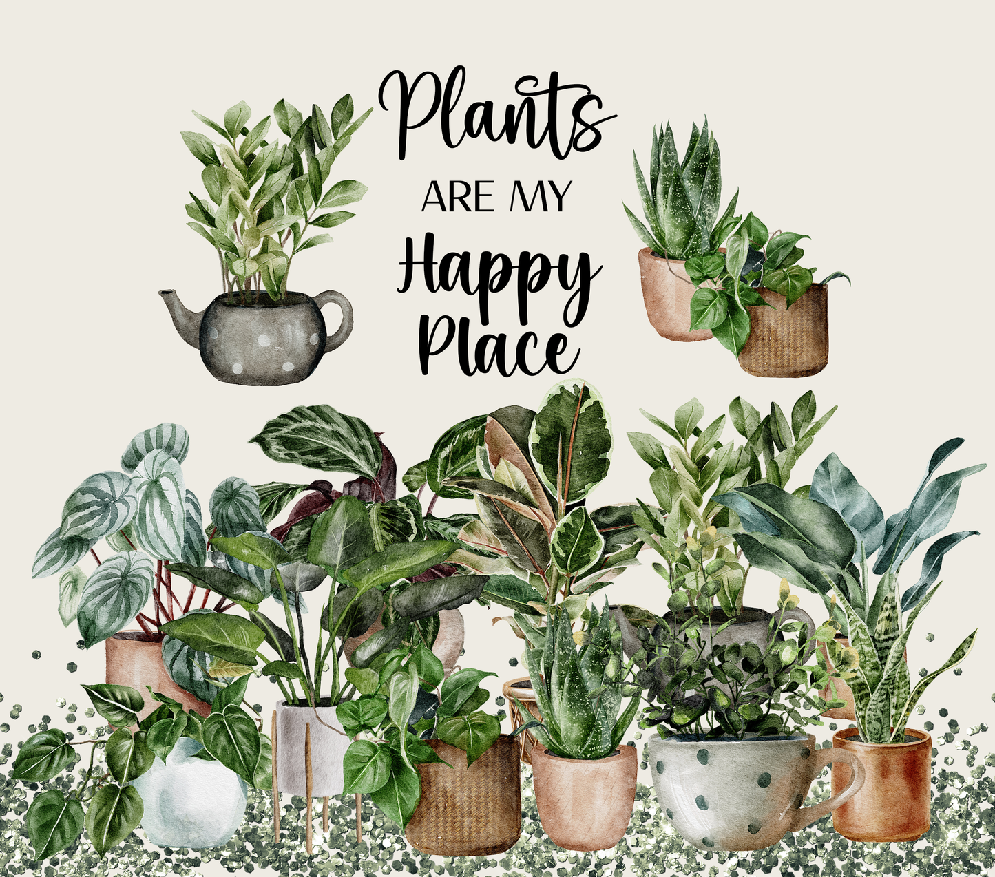 Plant Happy Place 20oz Stainless Steel Tumbler