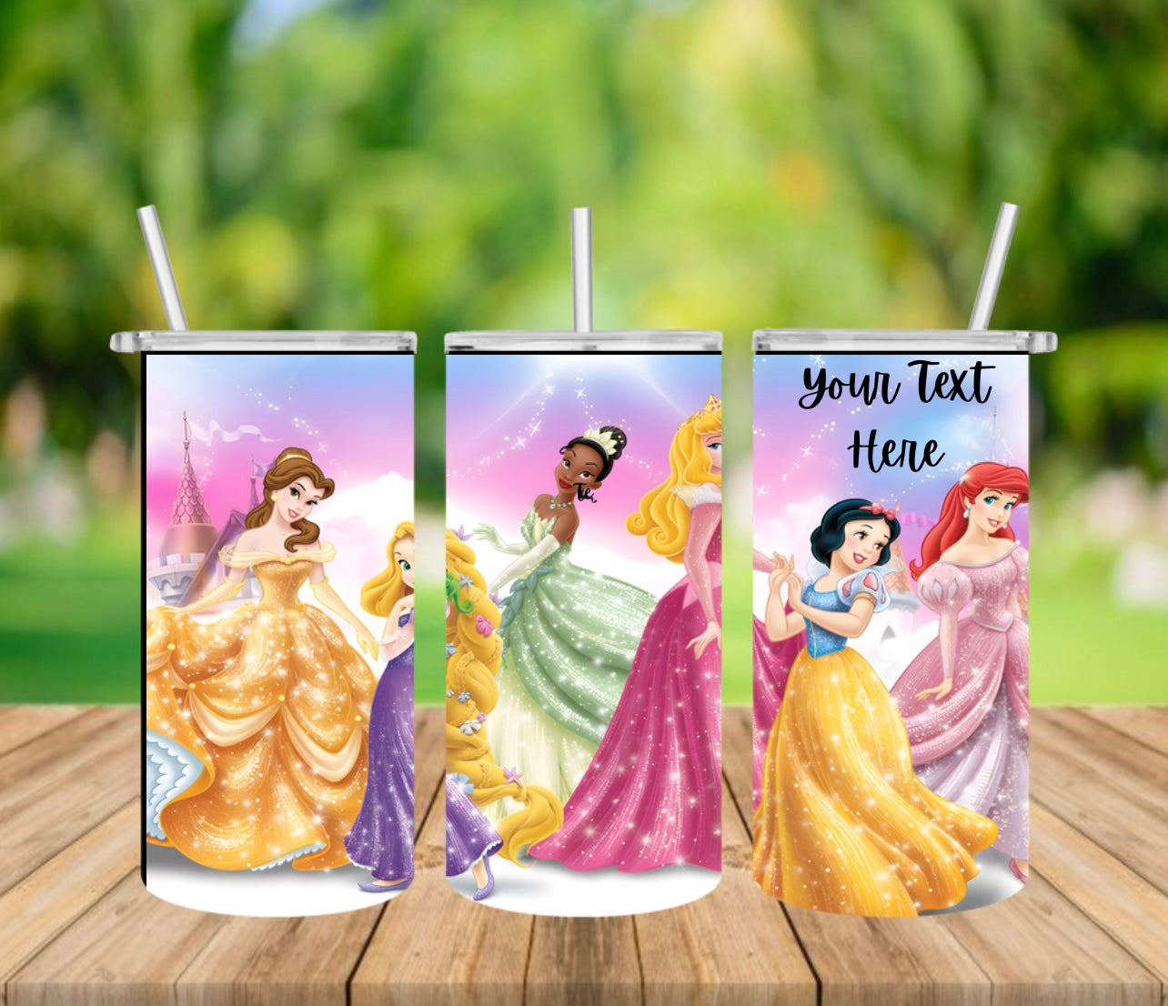 Kids 16 OZ Princess Stainless Steel Tumbler